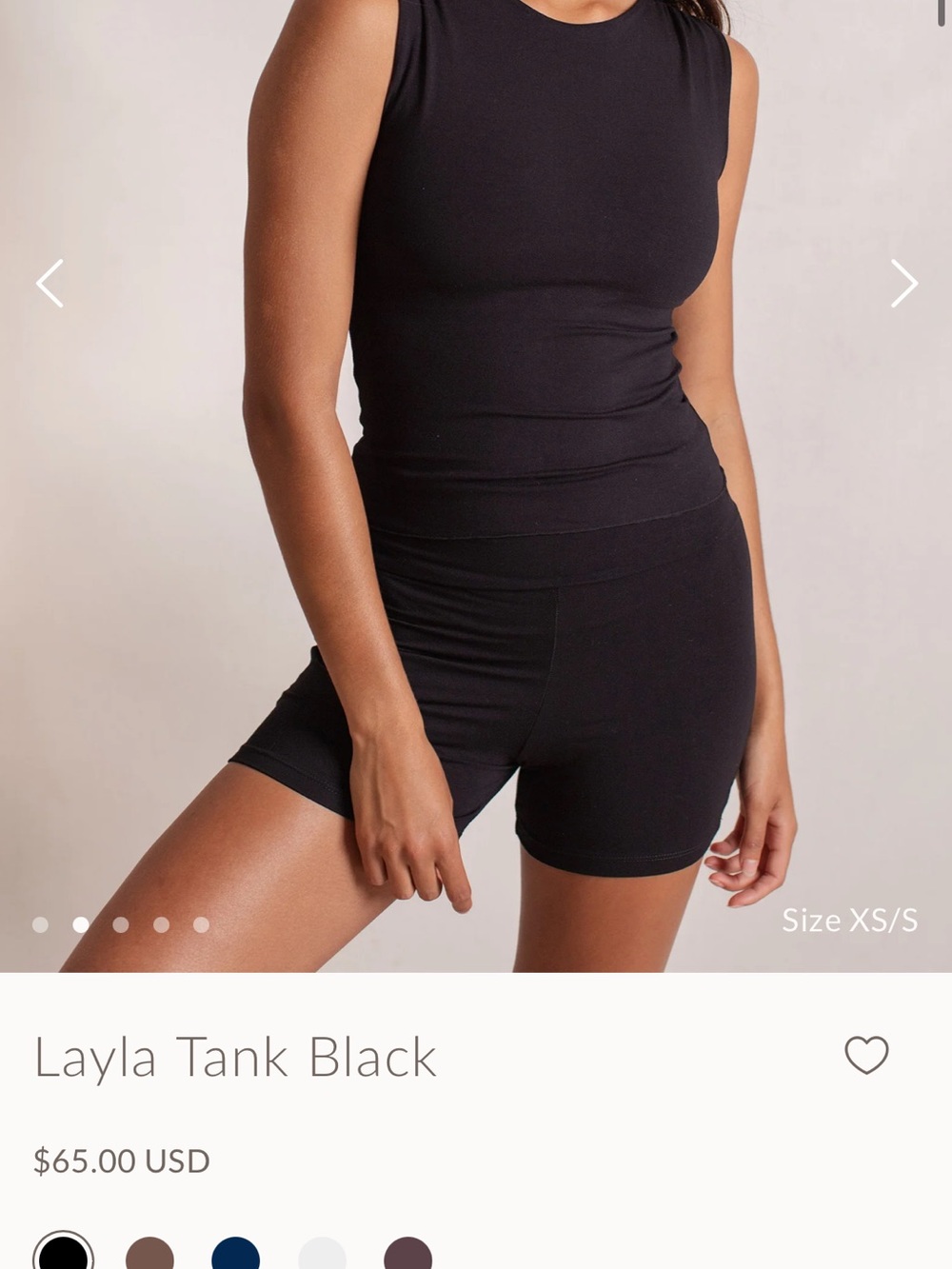 Layla Tank Top Black
